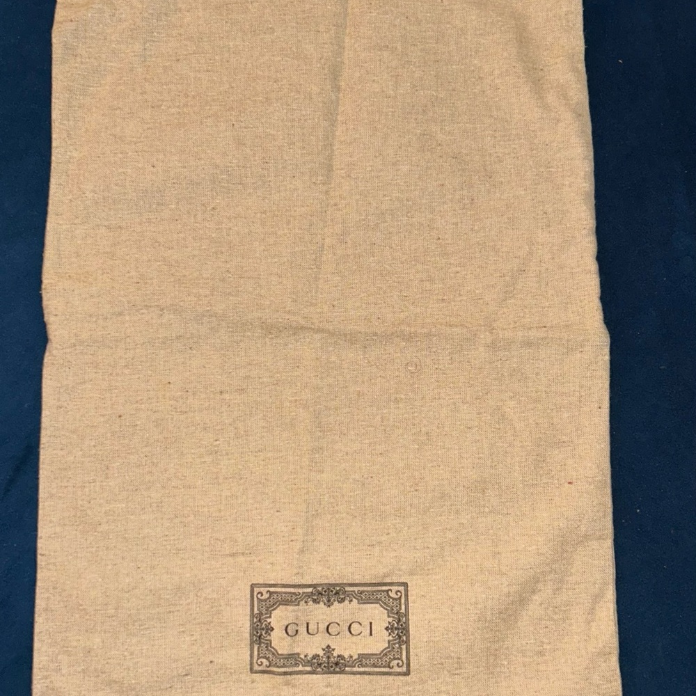 Gucci Tan Fabric Bag with Logo